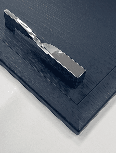 Sherwood Sculptural Chrome Twist Cabinet Handle UK | Aspin Collins