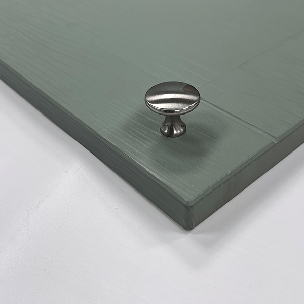 Knob Handle – Ashford | Small Brushed Nickel Cupboard Knob | Aspin Collins