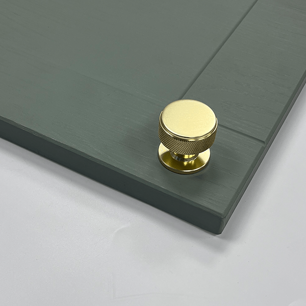Knurled Knob – Osaka | Brushed Nickel / Black / Brushed Brass | Aspin Collins