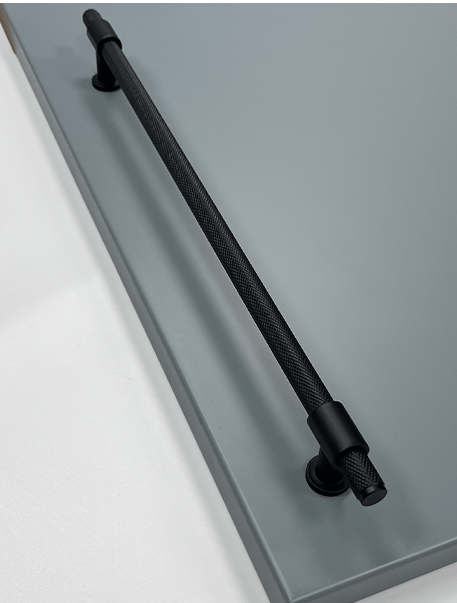 Industrial Knurled T Bar Kitchen Handle | 160mm & 320mm | Aspin Collins