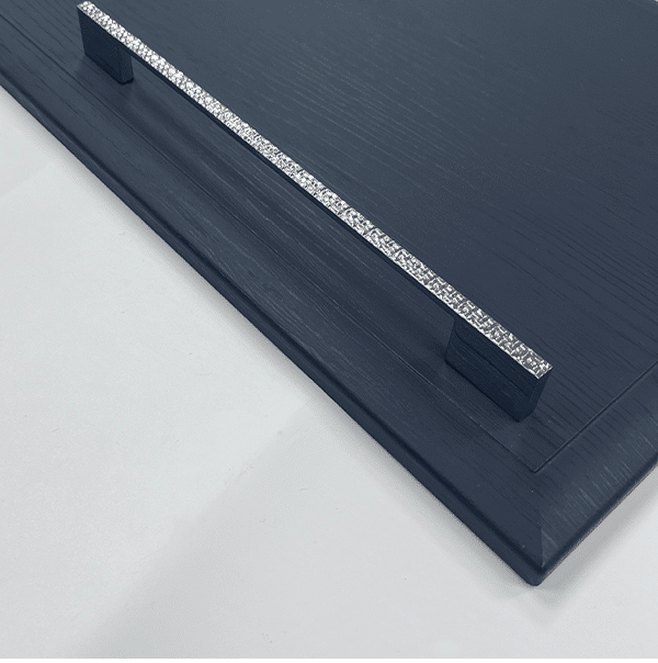 Mosaic Crystal Bar Handle – Chrome | Aspin Collins