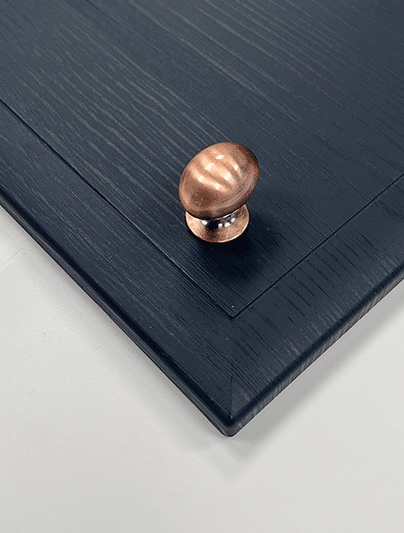 Brushed Knob Handle – Fairmont | Brushed Nickel / American Black Copper | Aspin Collins