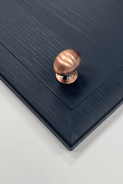 Brushed Knob Handle – Fairmont | Brushed Nickel / American Black Copper | Aspin Collins