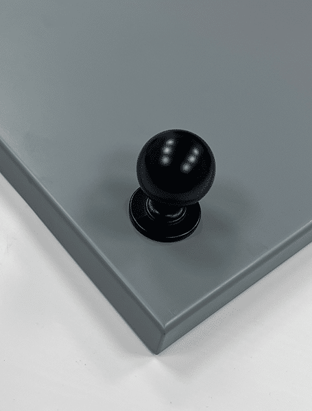 Smooth Knob Handle – Radcliffe | Black / Copper / Chrome / Gold | Versatile Fit | Aspin Collins