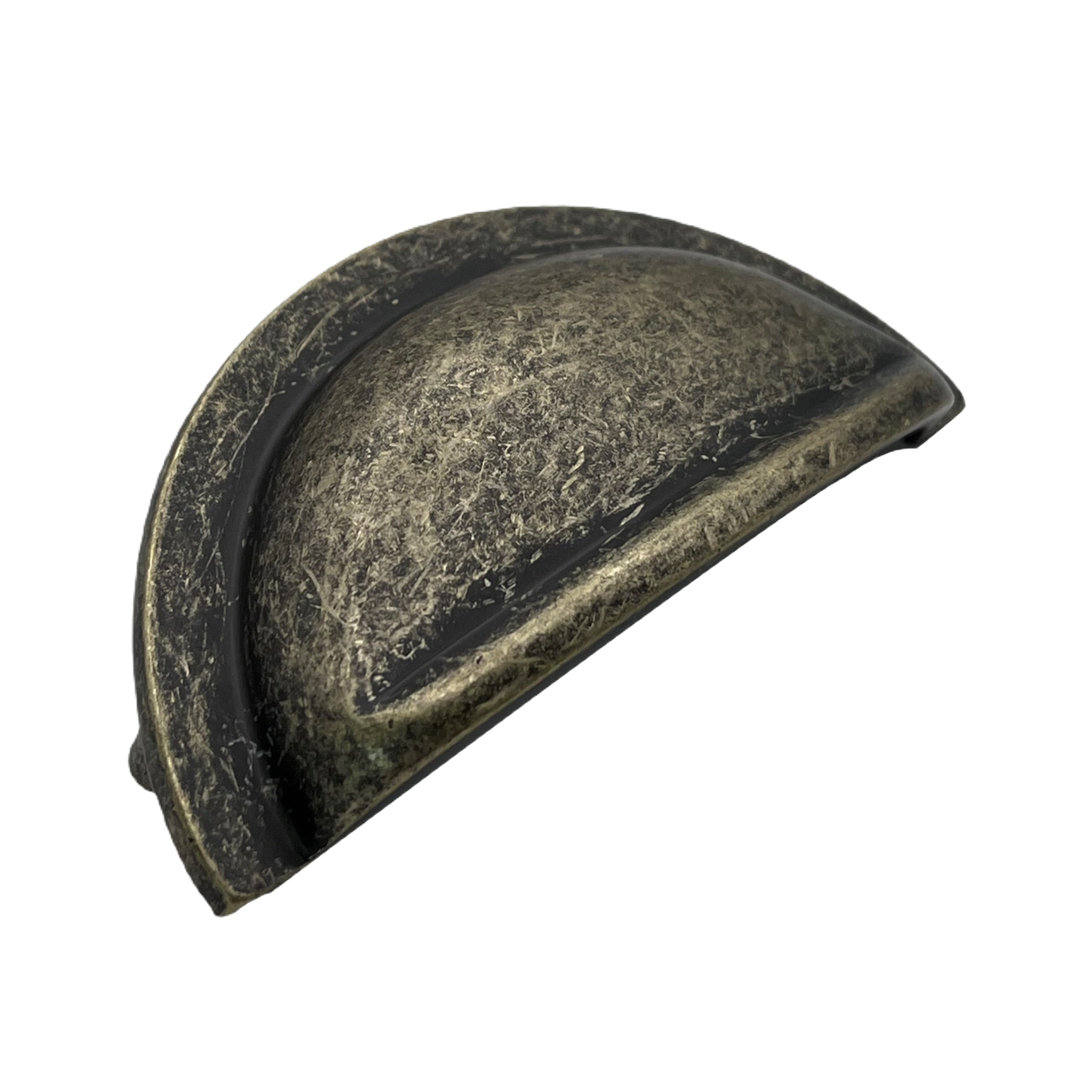 Pico Cabinet Knob and Cup | Antique Brass | Aspin Collins