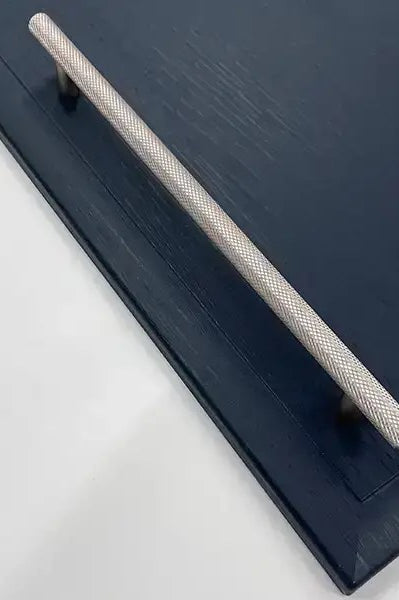 Millthorpe Knurled T-Bar Handle | Brushed Nickel | Aspin Collins