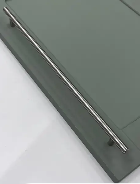 Stanfield Brushed Nickel T Bar Pull Handle | Sleek & Modern Cabinet Handle | Aspin Collins