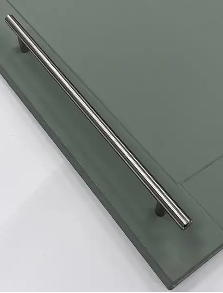 Stanfield Brushed Nickel T Bar Pull Handle | Sleek & Modern Cabinet Handle | Aspin Collins