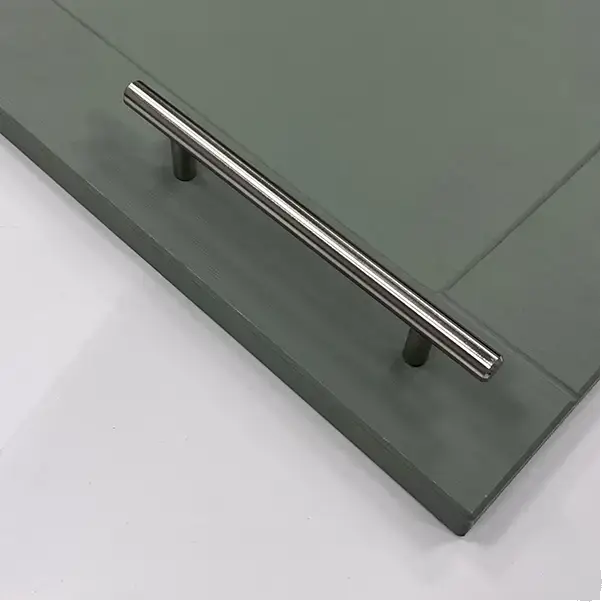 Stanfield Brushed Nickel T Bar Pull Handle | Sleek & Modern Cabinet Handle | Aspin Collins