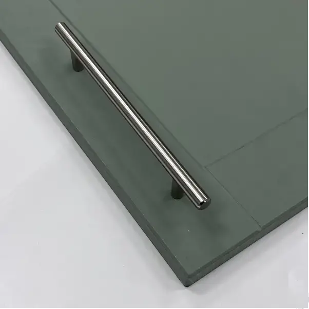 Stanfield Brushed Nickel T Bar Pull Handle | Sleek & Modern Cabinet Handle | Aspin Collins