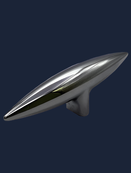 Velo Knob – Chrome | Sleek Cabinet Handle for Modern Spaces | Aspin Collins