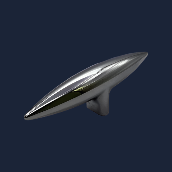 Velo Knob – Chrome | Sleek Cabinet Handle for Modern Spaces | Aspin Collins