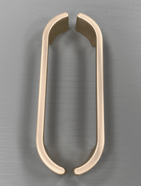 Tuscany C Shape Cabinet Handle – 128mm Hole Centres | Aspin Collins
