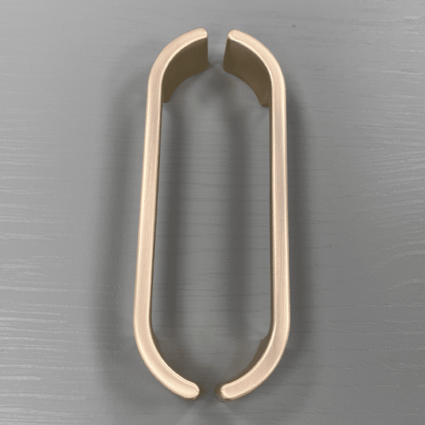 Tuscany C Shape Cabinet Handle – 128mm Hole Centres | Aspin Collins