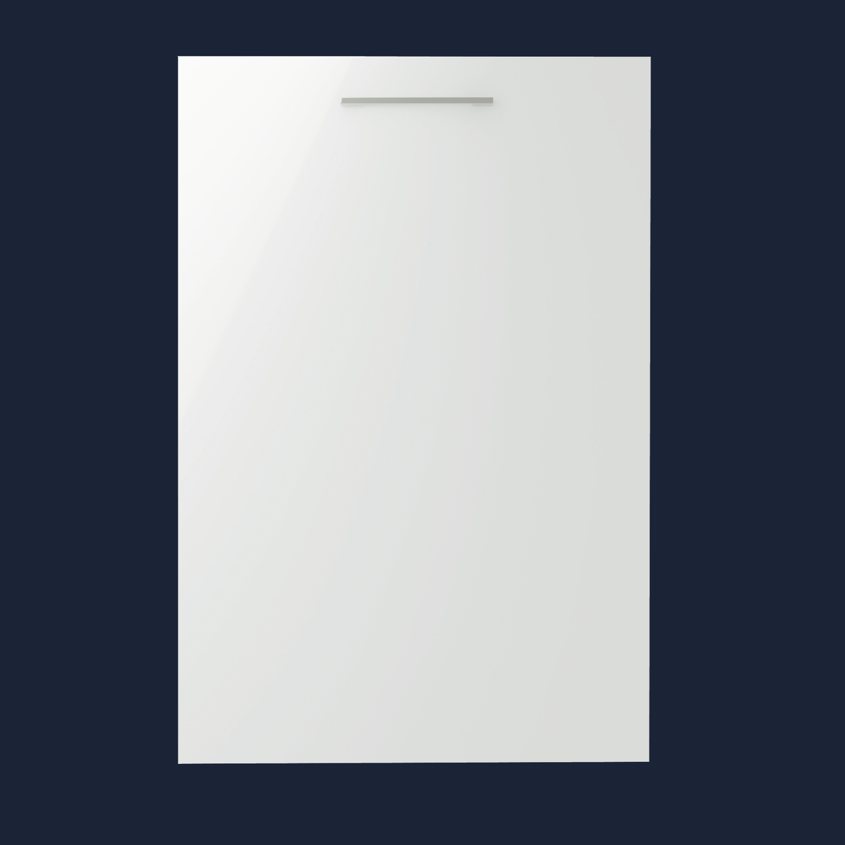 White High-Gloss | Slab Kitchen Doors | Aspin Collins