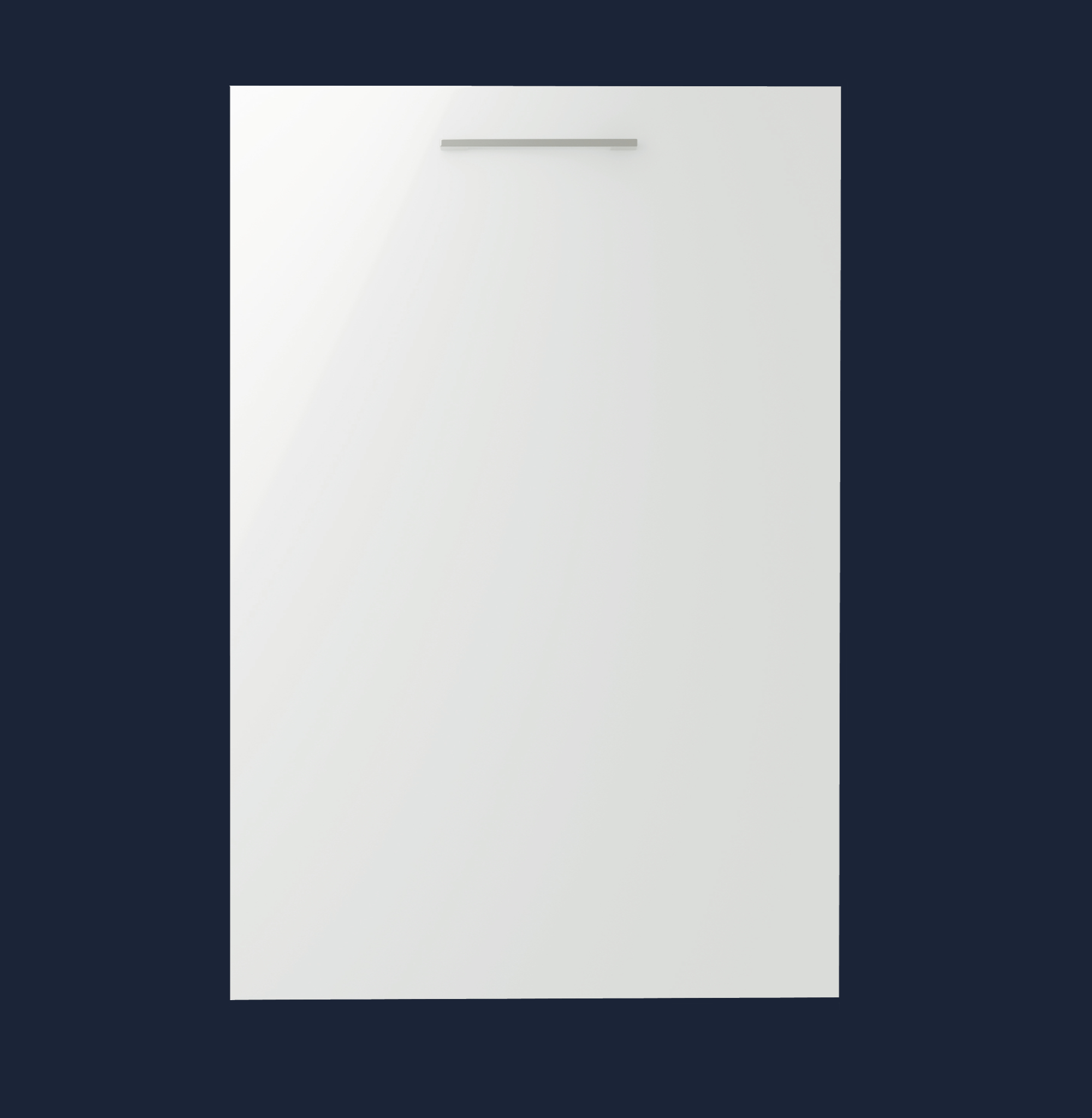 Valencia White Gloss Drawer Fronts | Sleek & Reflective Modern Drawers | Aspin Collins