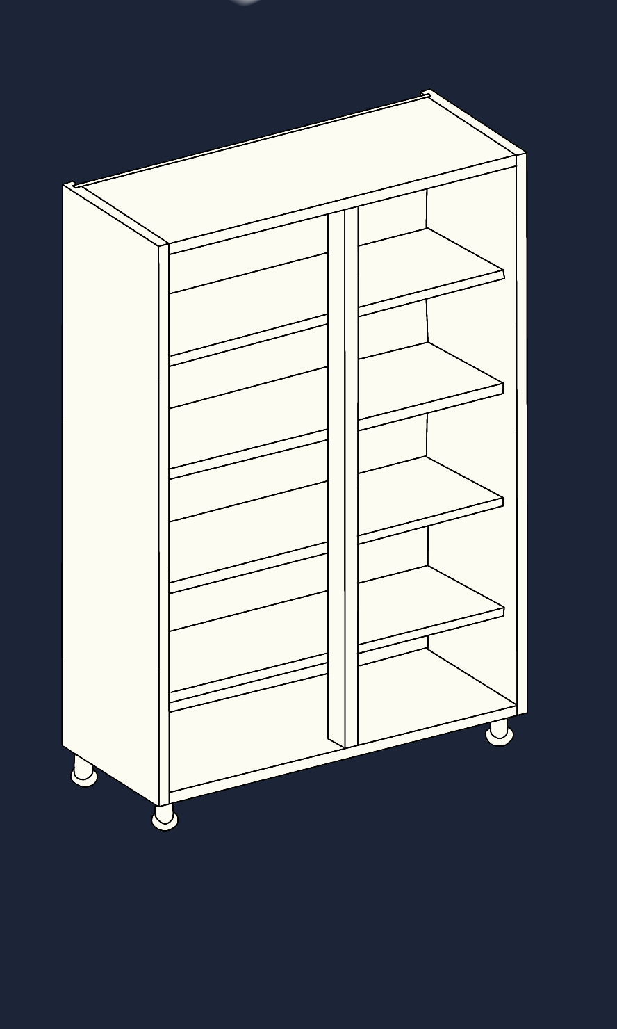 1000mm Larder Unit & Corner Larder Unit | 1970mm | Aspin Collins
