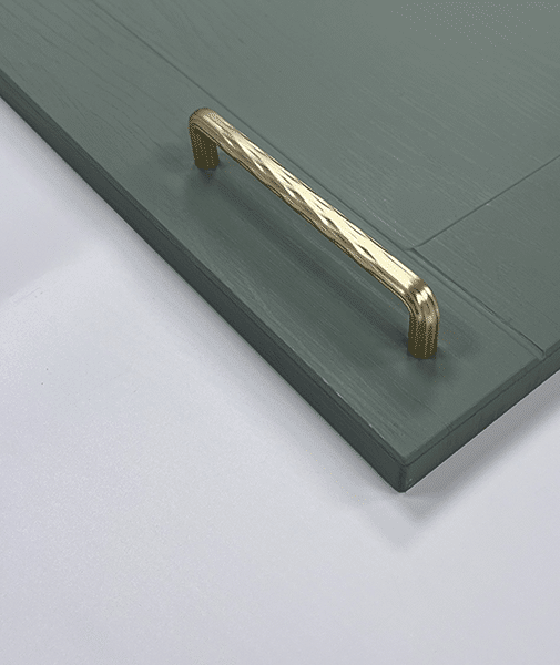 Runswick Fluted Bar Handle – Brushed Brass/Nickel | Aspin Collins
