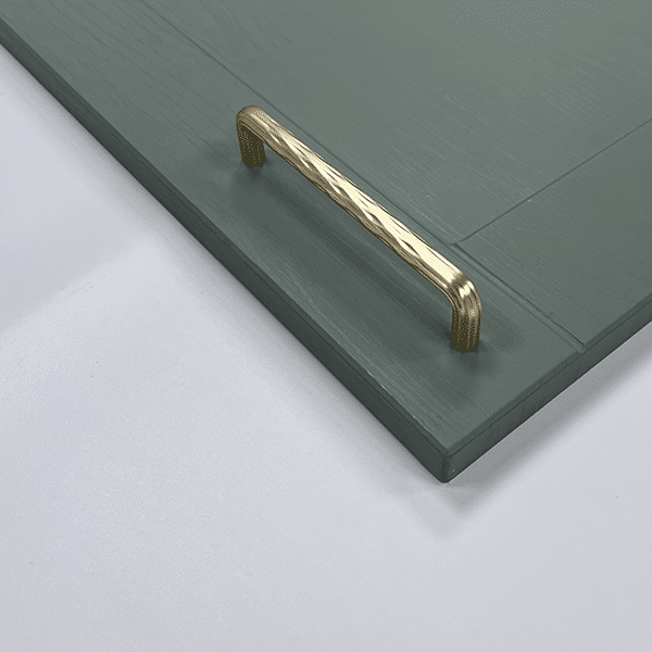 Runswick Fluted Bar Handle – Brushed Brass/Nickel | Aspin Collins