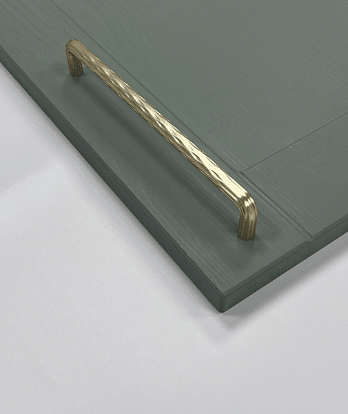 Runswick Fluted Bar Handle – Brushed Brass/Nickel | Aspin Collins