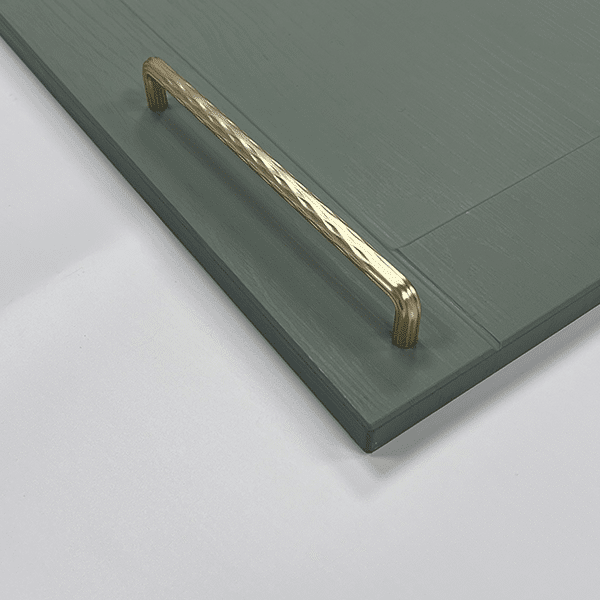 Runswick Fluted Bar Handle – Brushed Brass/Nickel | Aspin Collins