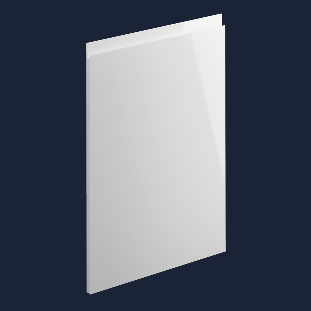 White High-Gloss | J-Pull Handleless Kitchen Doors | Aspin Collins