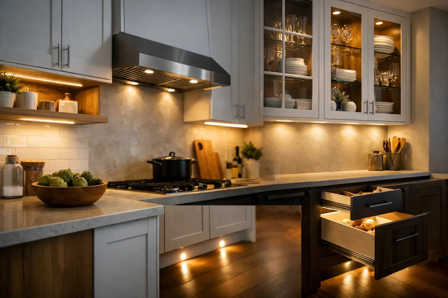 12 Kitchen Cabinet Lighting Ideas That Work
