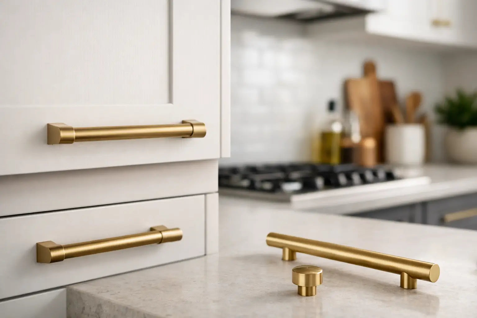 Brushed Brass Kitchen Cabinet Handles Guide