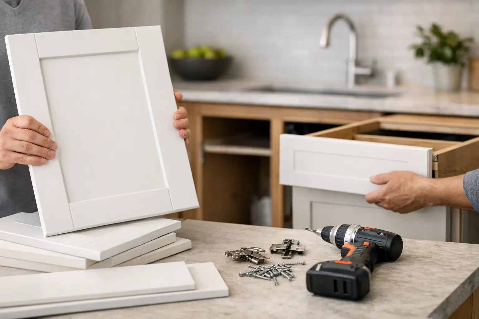How to Replace Cabinet Doors and Drawer Fronts