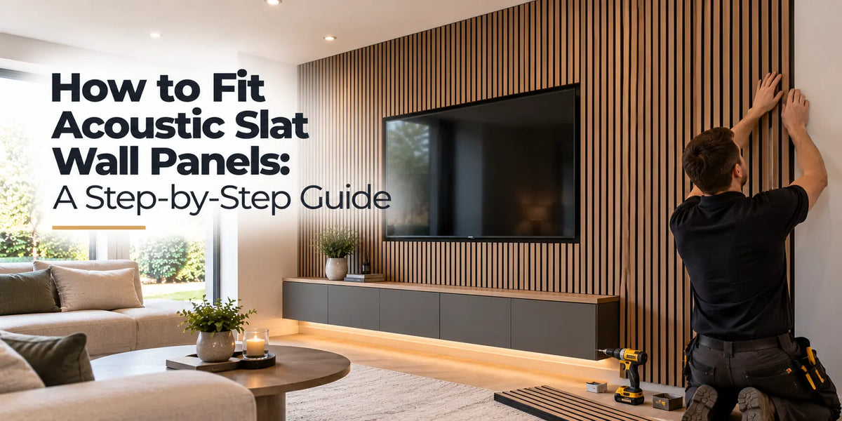 How to Fit Acoustic Slat Wall Panels: A Step-by-Step Guide