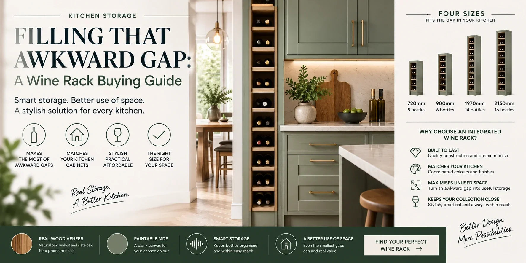 Filling That Awkward Kitchen Gap: A Wine Rack Buying Guide | Aspin Collins