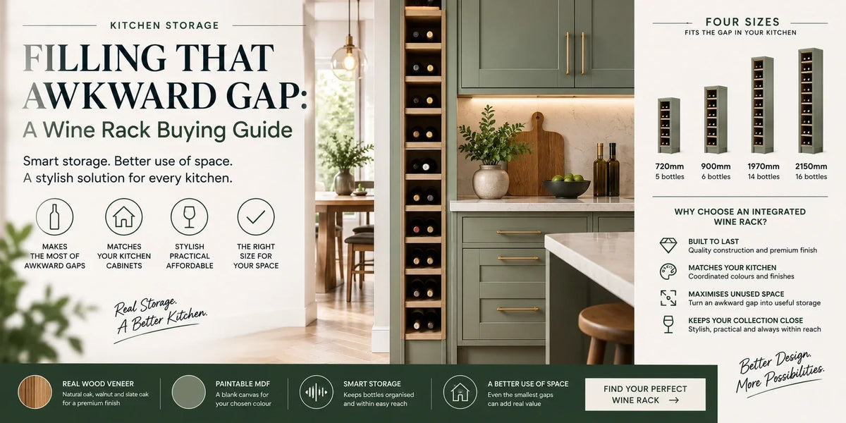 Filling That Awkward Kitchen Gap: A Wine Rack Buying Guide | Aspin Collins