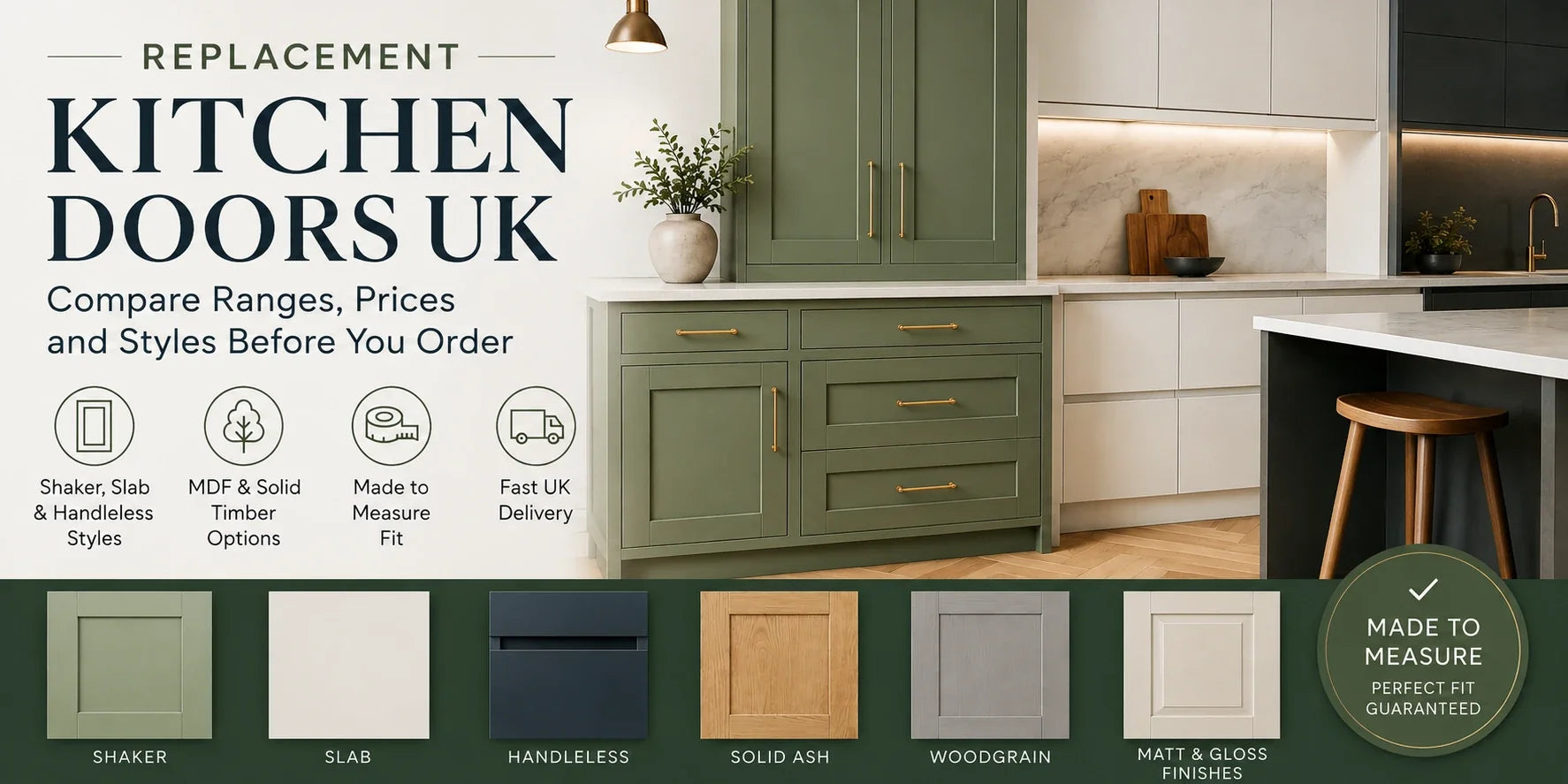 Replacement Kitchen Doors UK: Compare Ranges, Prices and Styles Before You Order