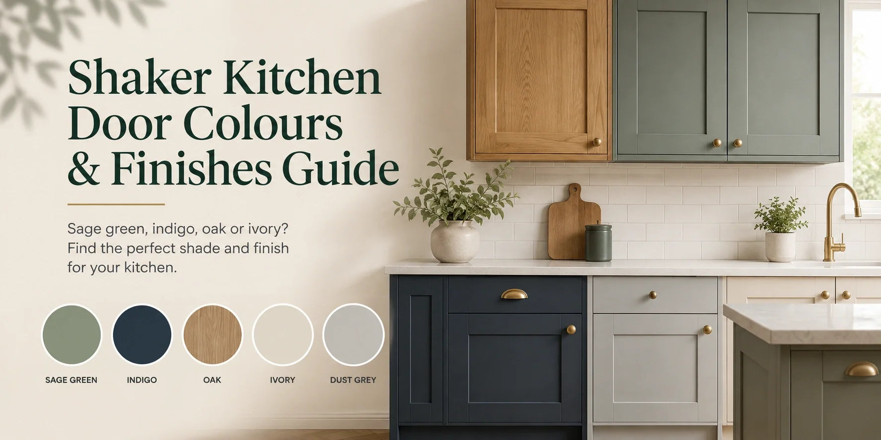 Shaker Kitchen Door Colours & Finishes Guide | Aspin Collins