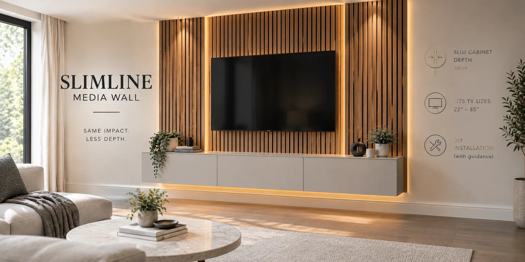  Slimline & Slim Media Wall Designs: What to Know Before You Buy | Aspin Collins
