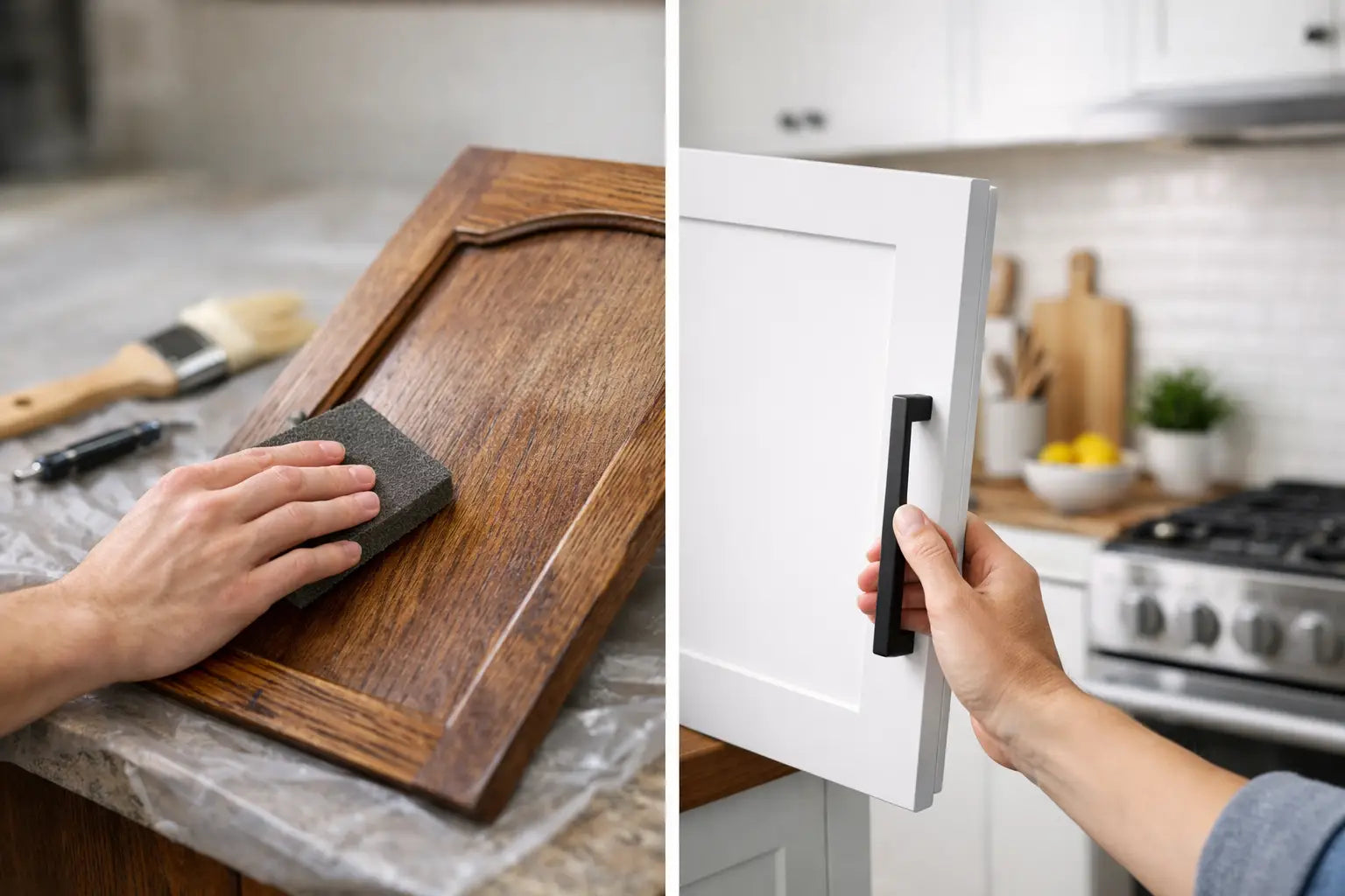 Kitchen Door Makeover Case Study for a Smarter Refresh