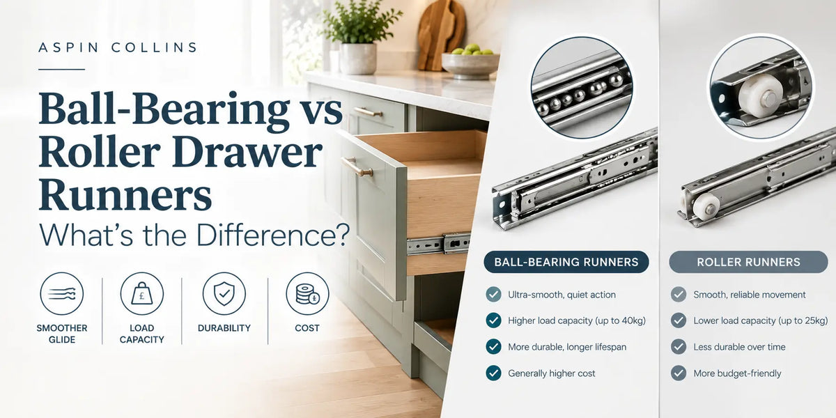 Ball-Bearing vs Roller Drawer Runners: What's the Difference