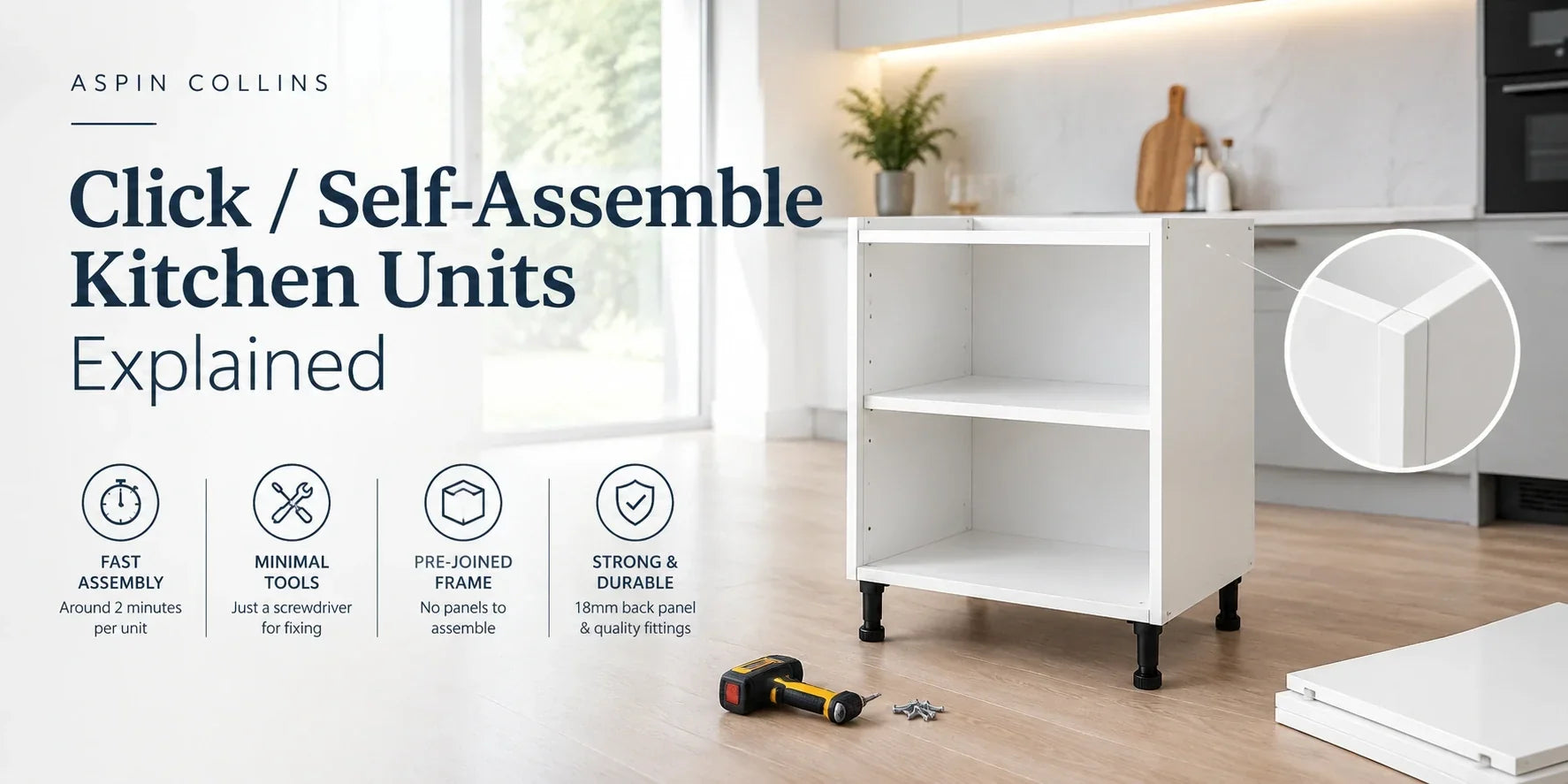 Click / Self-Assemble Kitchen Units Explained
