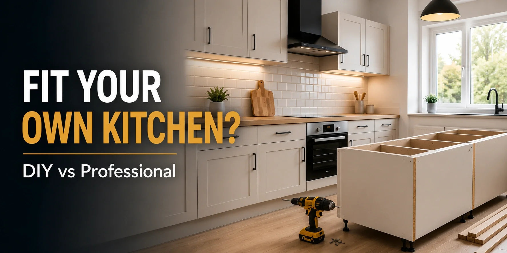 Fit Your Own Kitchen or Hire a Fitter? Honest Guide | Aspin Collins