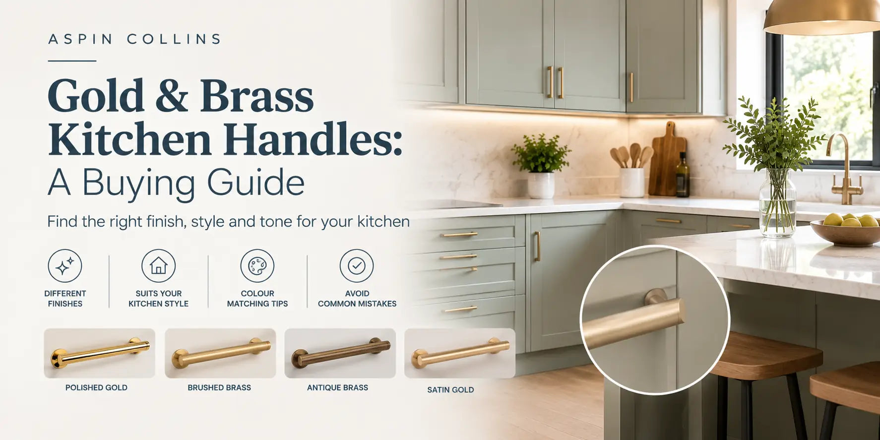Gold & Brass Kitchen Handles: A Buying Guide