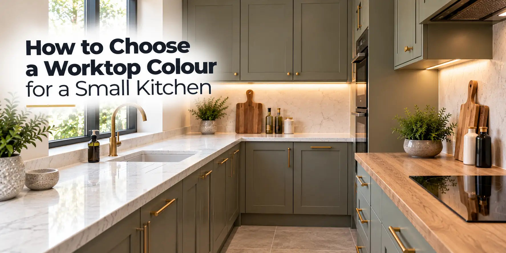 How to Choose a Worktop Colour for a Small Kitchen