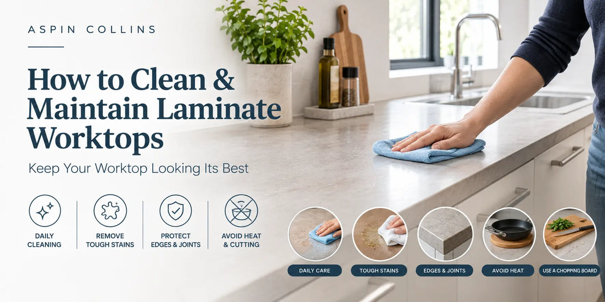 How to Clean & Maintain Laminate Worktops