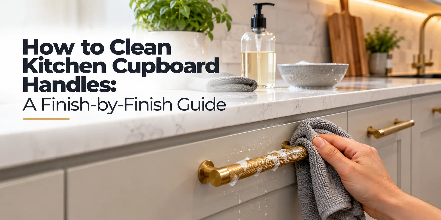 How to Clean Kitchen Cupboard Handles: A Finish-by-Finish Guide