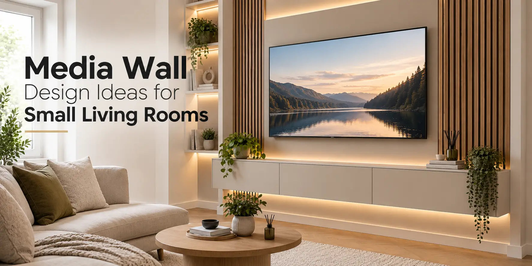 Media Wall Design Ideas for Small Living Rooms | Aspin Collins