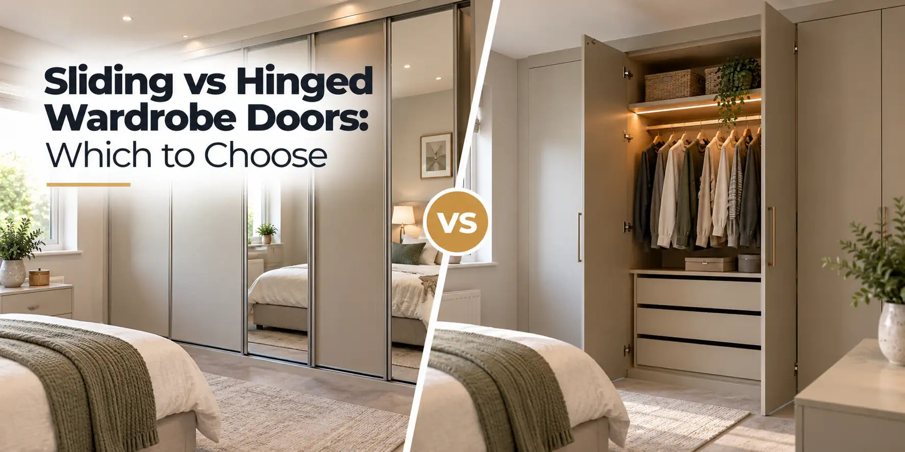 Sliding vs Hinged Wardrobe Doors: Which to Choose