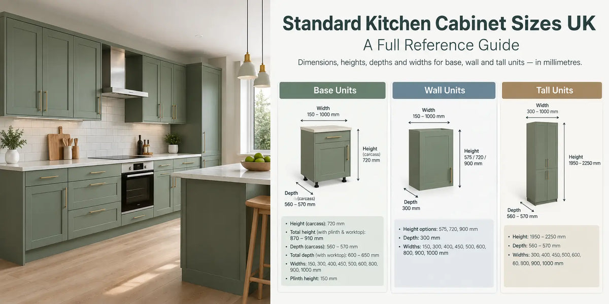 Standard Kitchen Cabinet Sizes UK: A Full Reference Guide