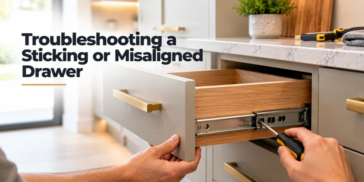 Troubleshooting a Sticking or Misaligned Drawer