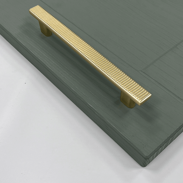Lined T Bar Handle | Gold, Anthracite & Antique Brass | Aspin Collins