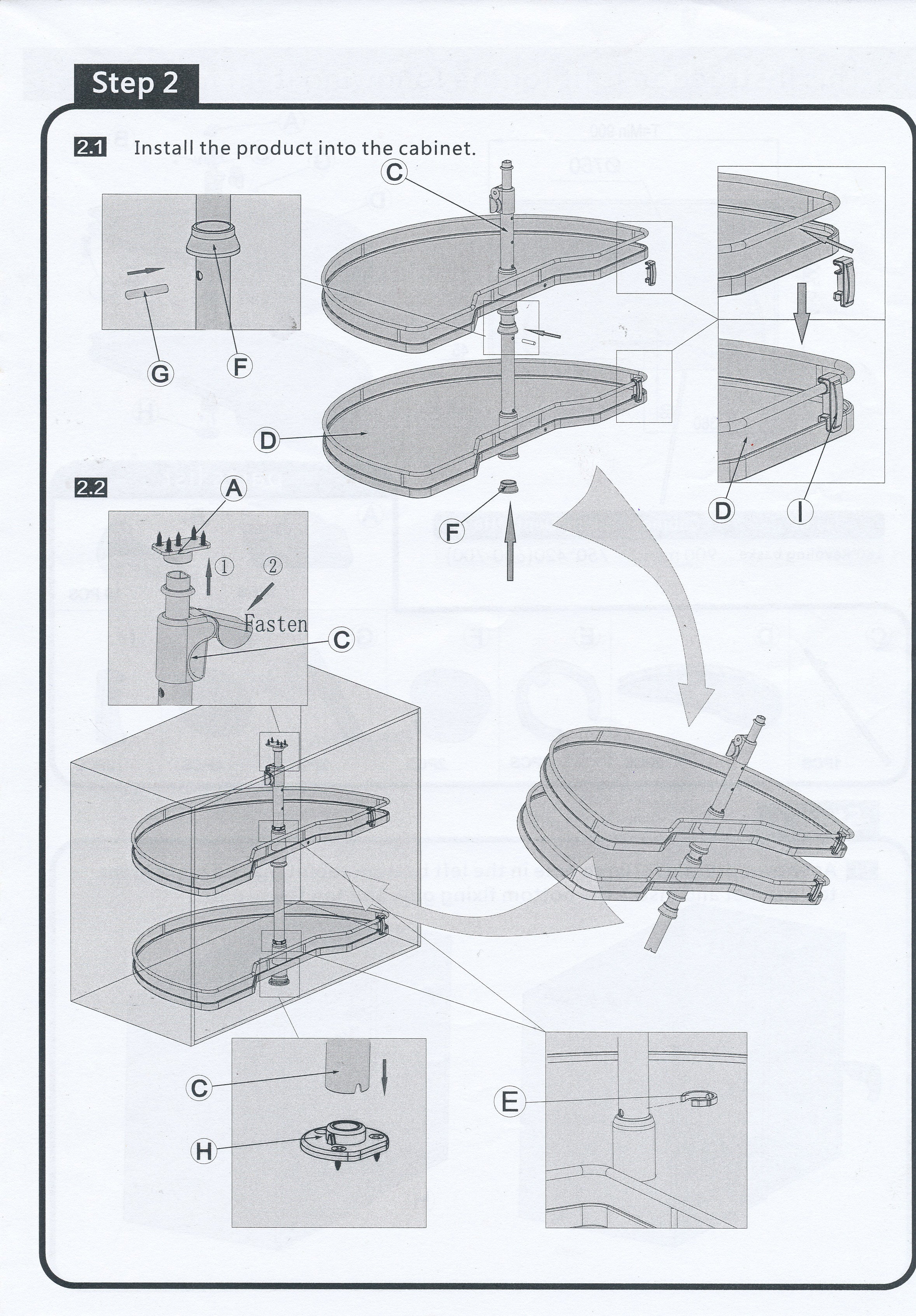 180° Revolving Pull-Out Basket | Space-Saving Kitchen Storage Solution | Aspin Collins