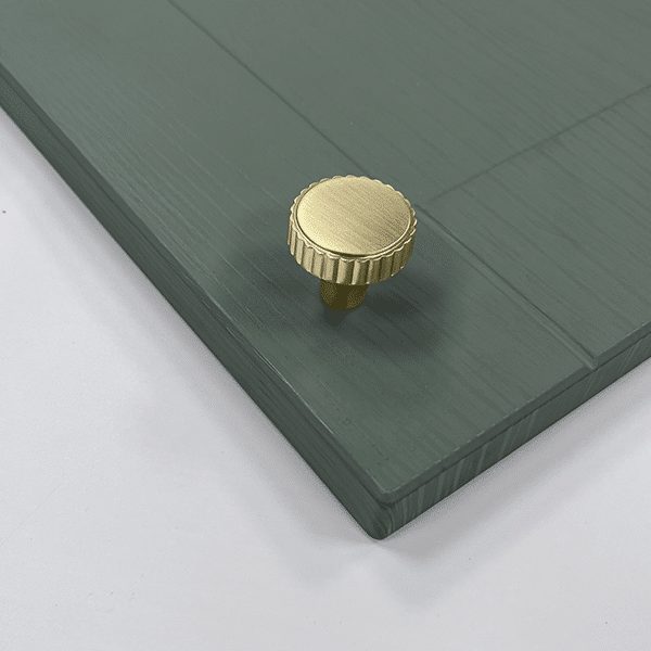 Lined Knob & Backplate Handle – Eton | Antique Brass / Anthracite / Gold | Aspin Collins